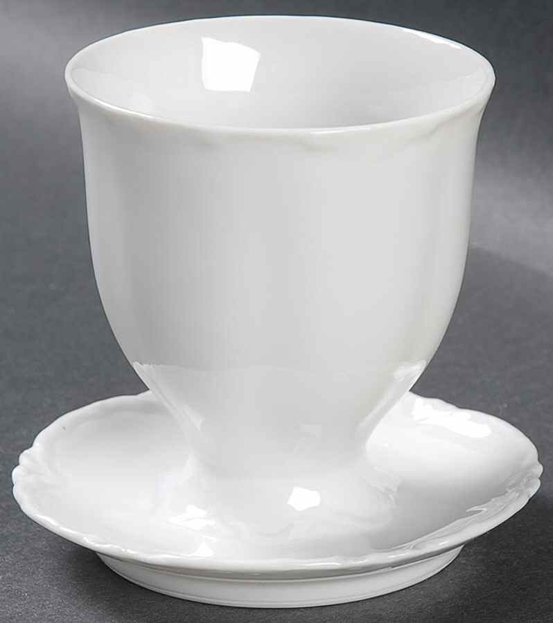 Ranson  Egg Cup with Attached Underplate by Haviland-1