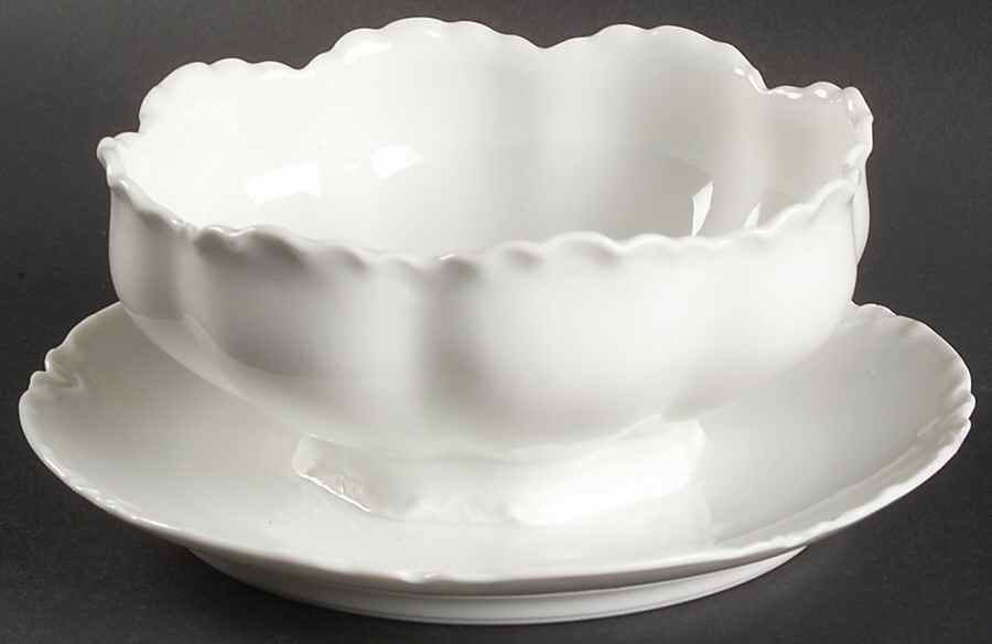Ranson  Mayonnaise W/Attached Underplate by Haviland-1