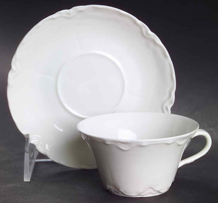 Ranson  Flat Cup & Saucer Set by Haviland-1