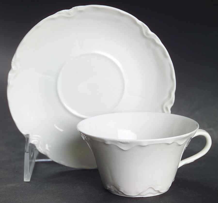 Ranson  Flat Cup & Saucer Set by Haviland-1