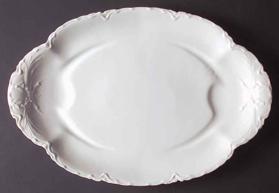 Ranson  22" Oval Platter with Well by Haviland-1