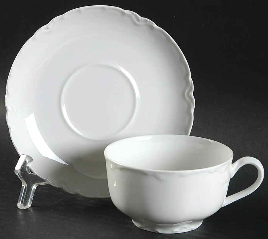 Ranson  Flat Cup & Saucer Set by Haviland-1