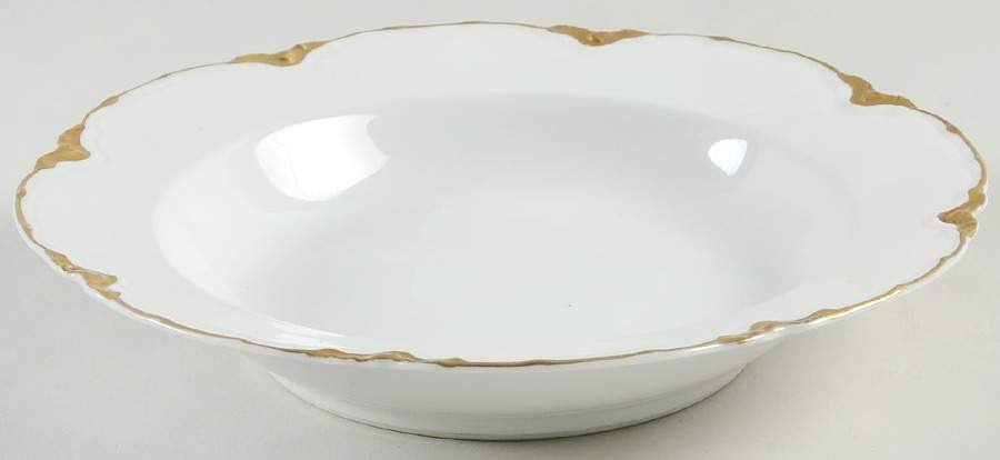 Ranson (Gold Trim) Rim Soup Bowl by Haviland-1