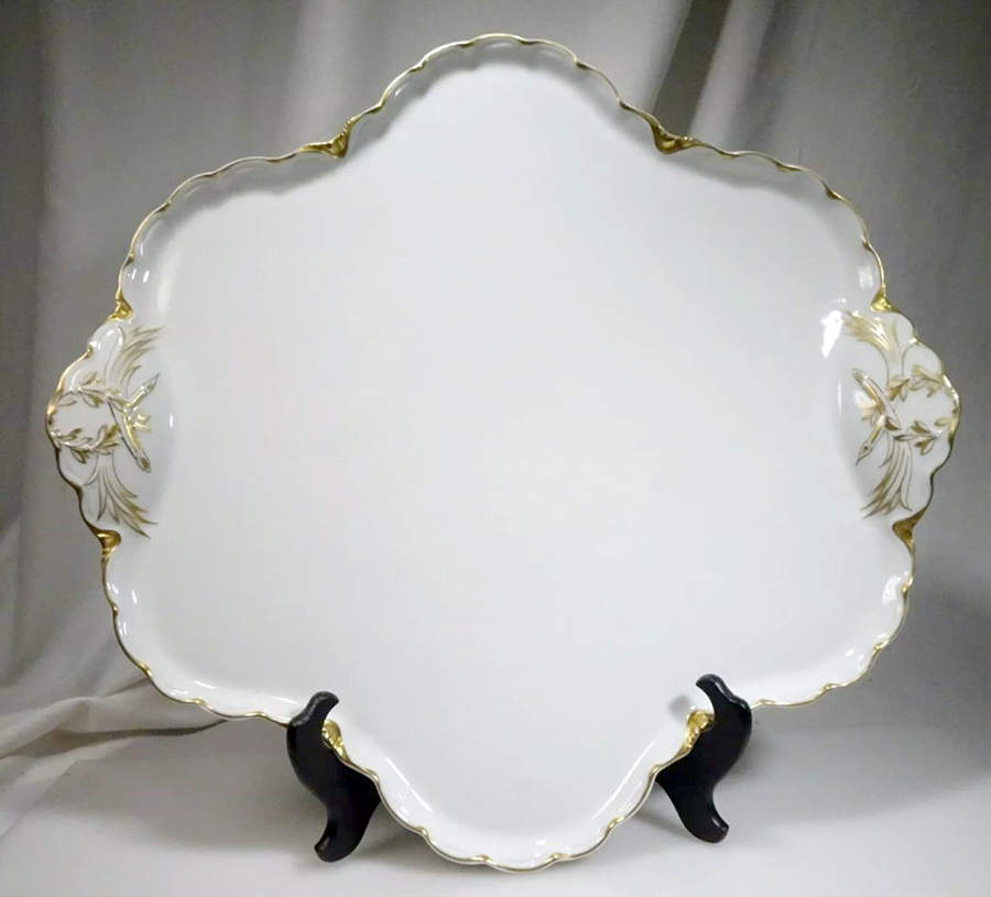 Ranson (Gold Trim) 18" Dejeuner Tray by Haviland-1