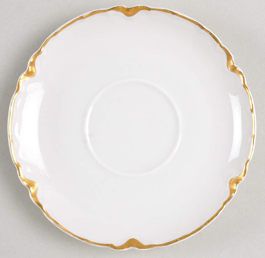 Ranson (Gold Trim) Saucer for Flat Cup by Haviland-1