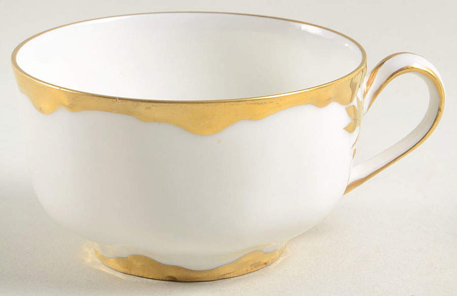 Ranson (Gold Trim) Flat Cup by Haviland-1