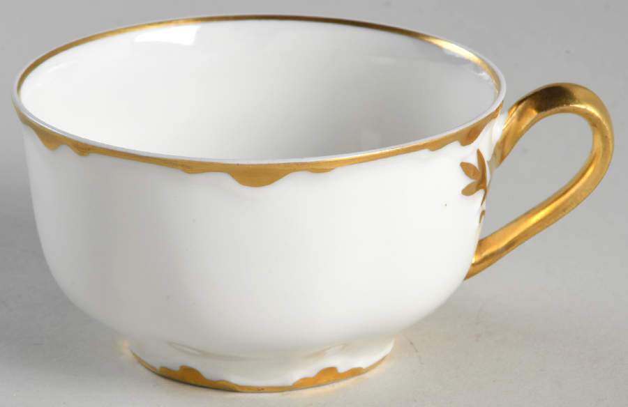Ranson (Gold Trim) Flat Cup by Haviland-1