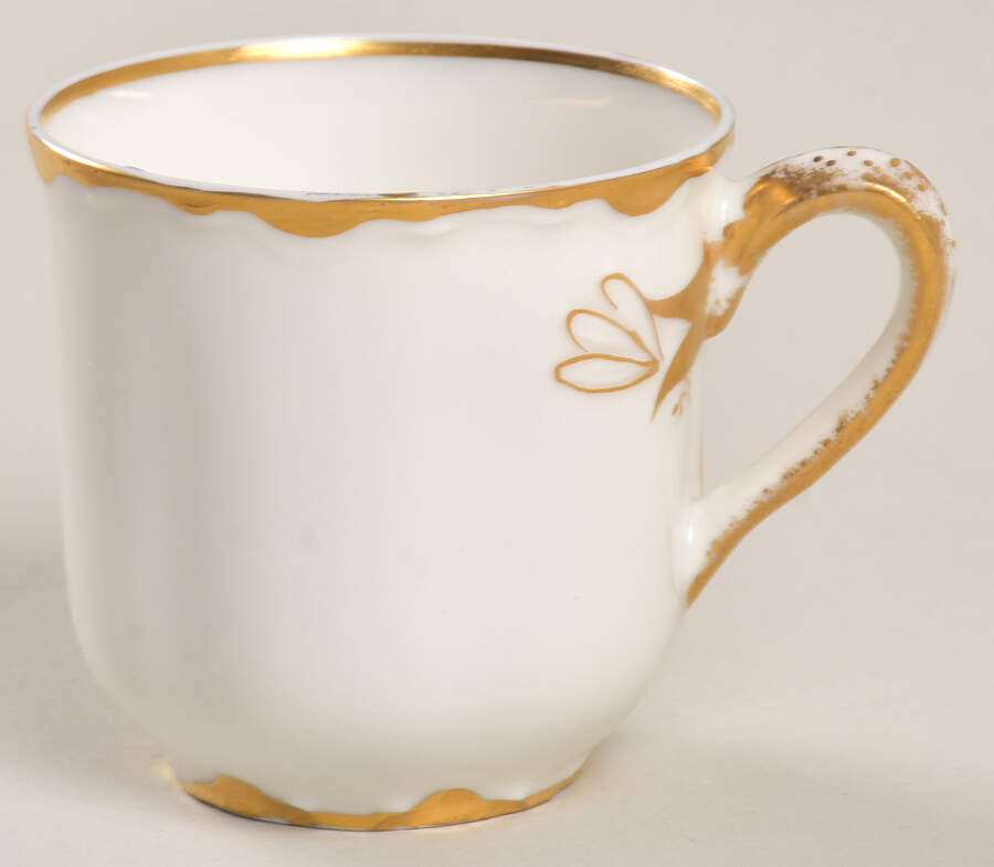 Ranson (Gold Trim) Flat Demitasse Cup by Haviland-1