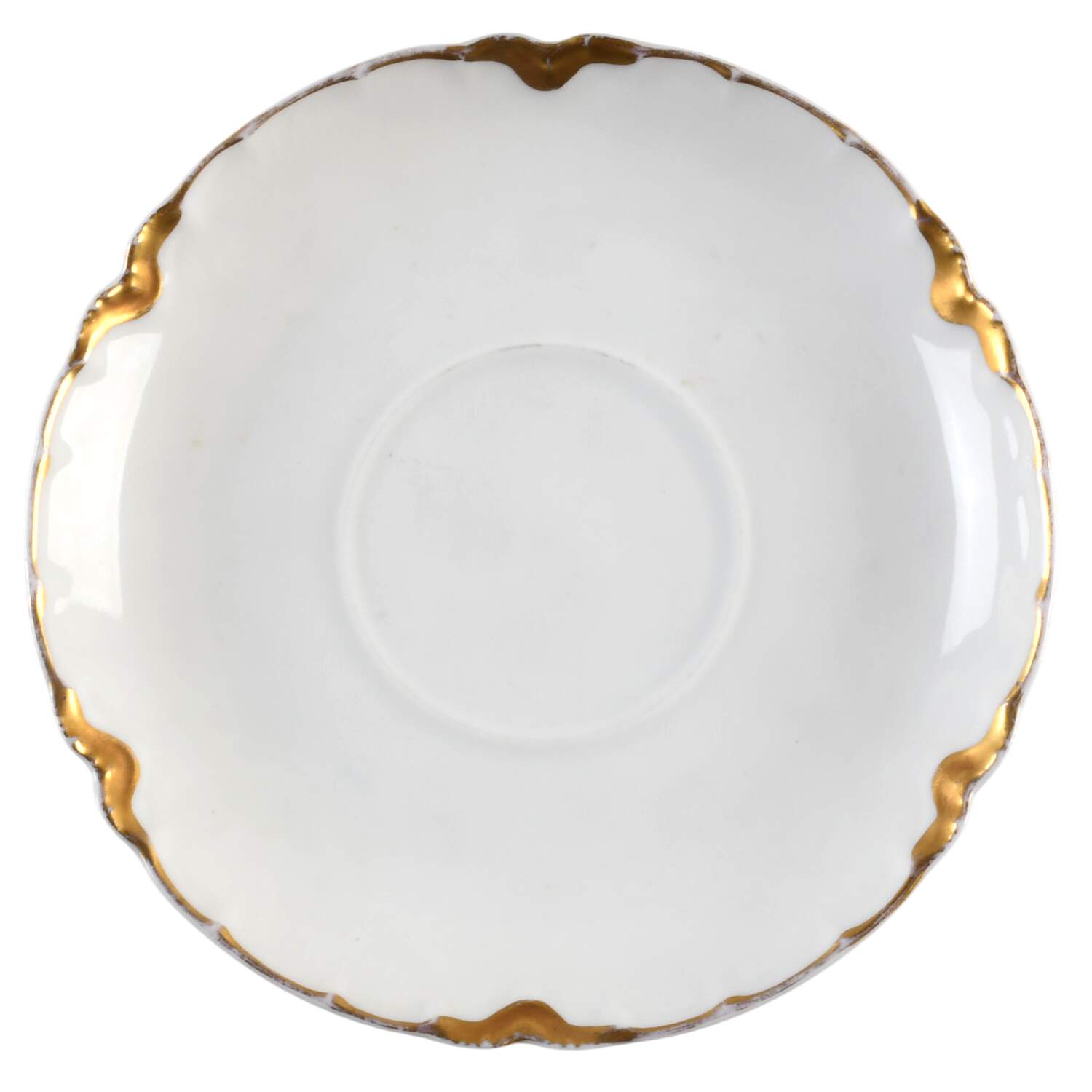Ranson (Gold Trim) Saucer for Flat Cup by Haviland-1