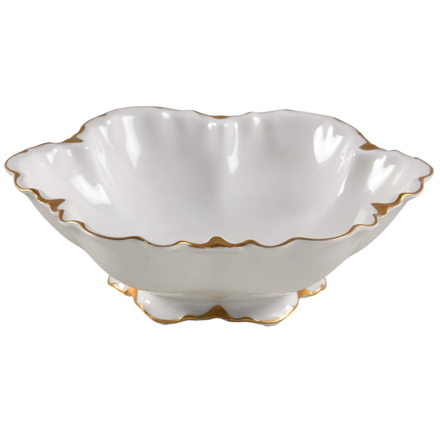 Ranson (Gold Trim) 5" Salad Serving Bowl by Haviland-1