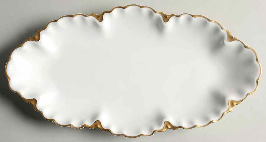 Ranson (Gold Trim) Bread Tray by Haviland-1
