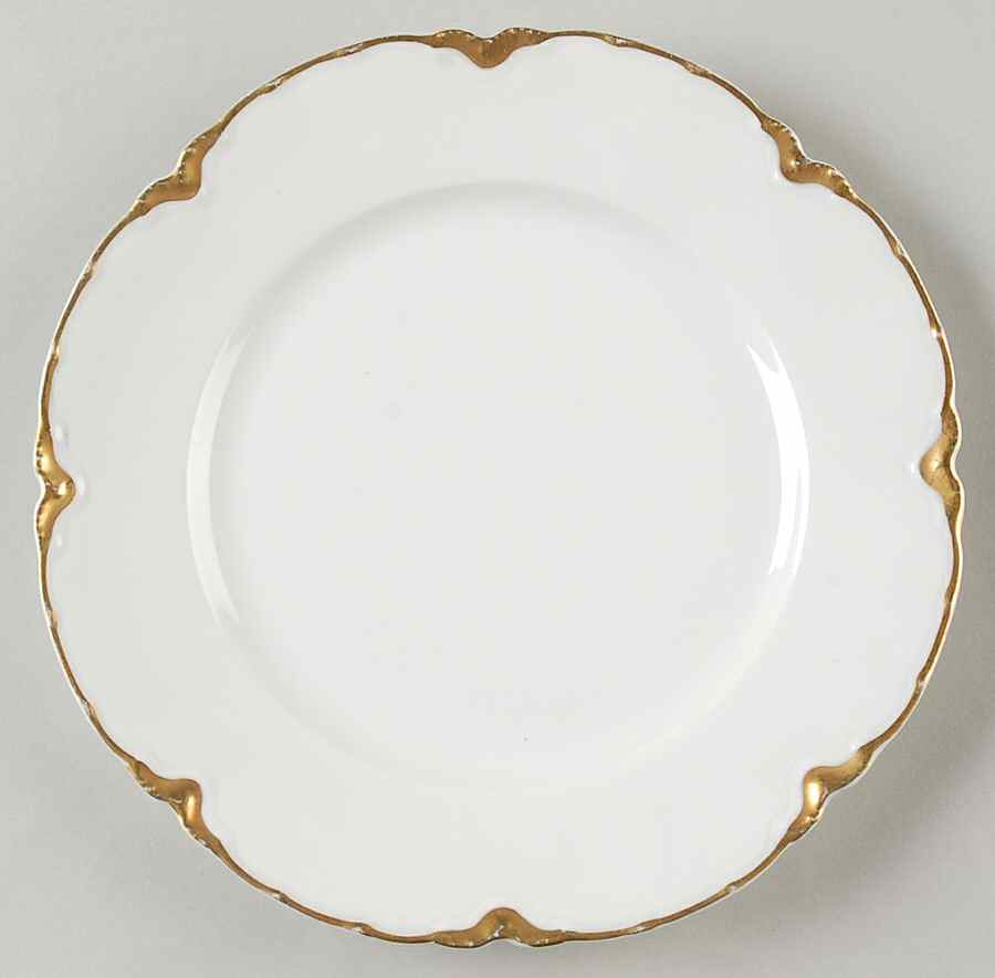 Ranson (Gold Trim) Salad Plate by Haviland-1