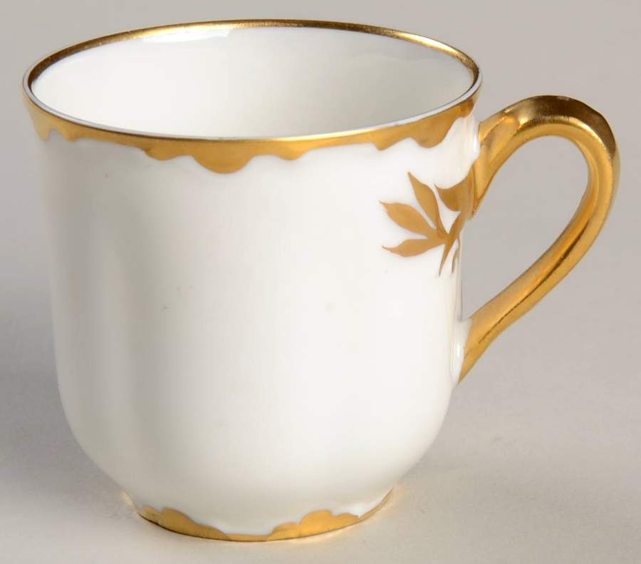 Ranson (Gold Trim) Flat Demitasse Cup by Haviland-1
