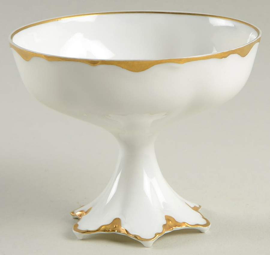 Ranson (Gold Trim) China Sherbet by Haviland-1