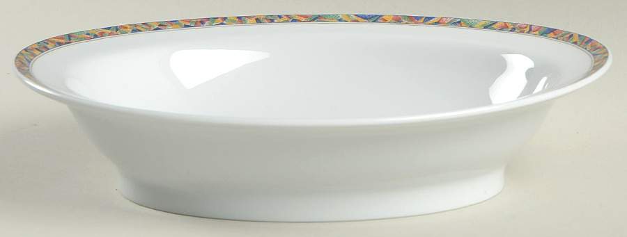 Reve De Peintre 9" Oval Vegetable Bowl by Haviland-1