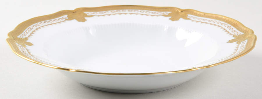 Regis Gold Rim Soup Bowl by Haviland-1
