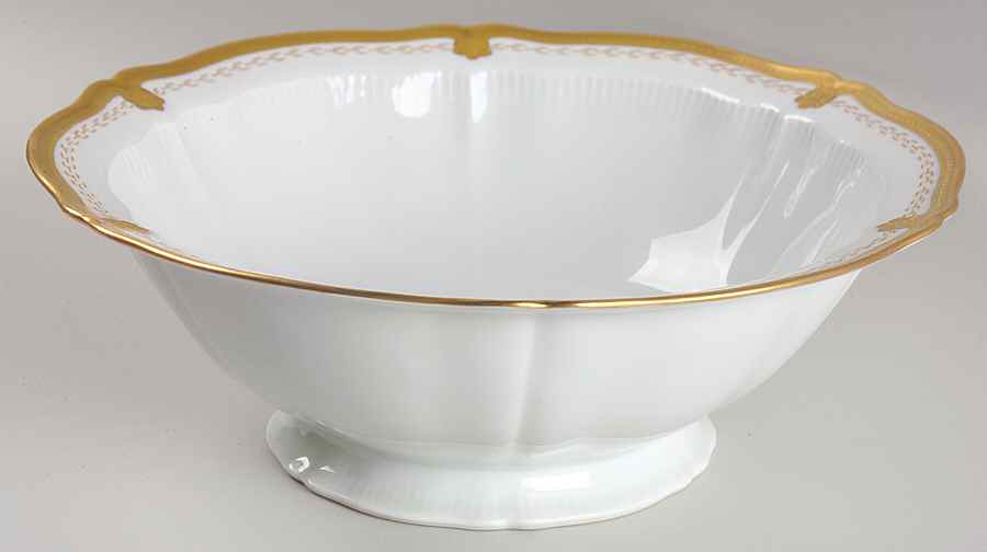 Regis Gold 10" Large Salad Serving Bowl by Haviland-1