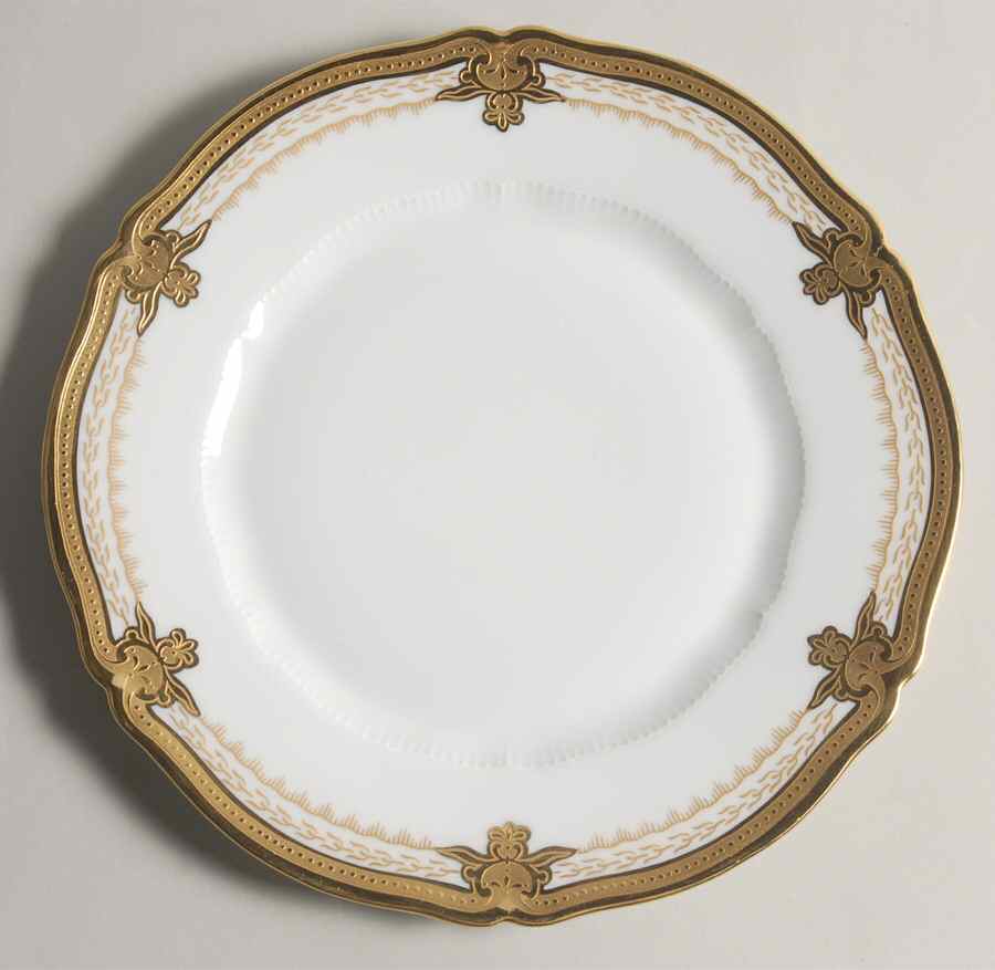 Regis Gold Luncheon Plate by Haviland-1