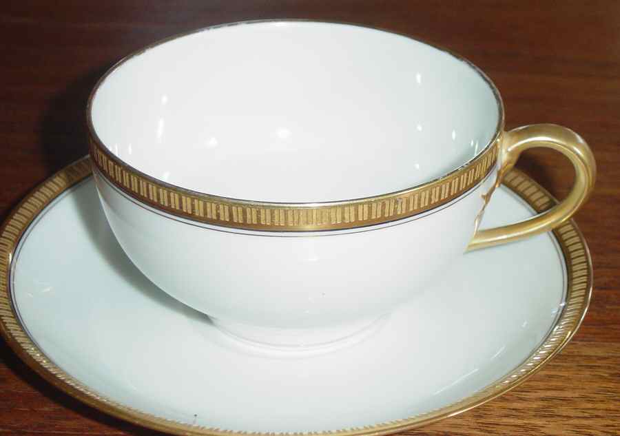 Rembrant Flat Cup & Saucer Set by Haviland-1