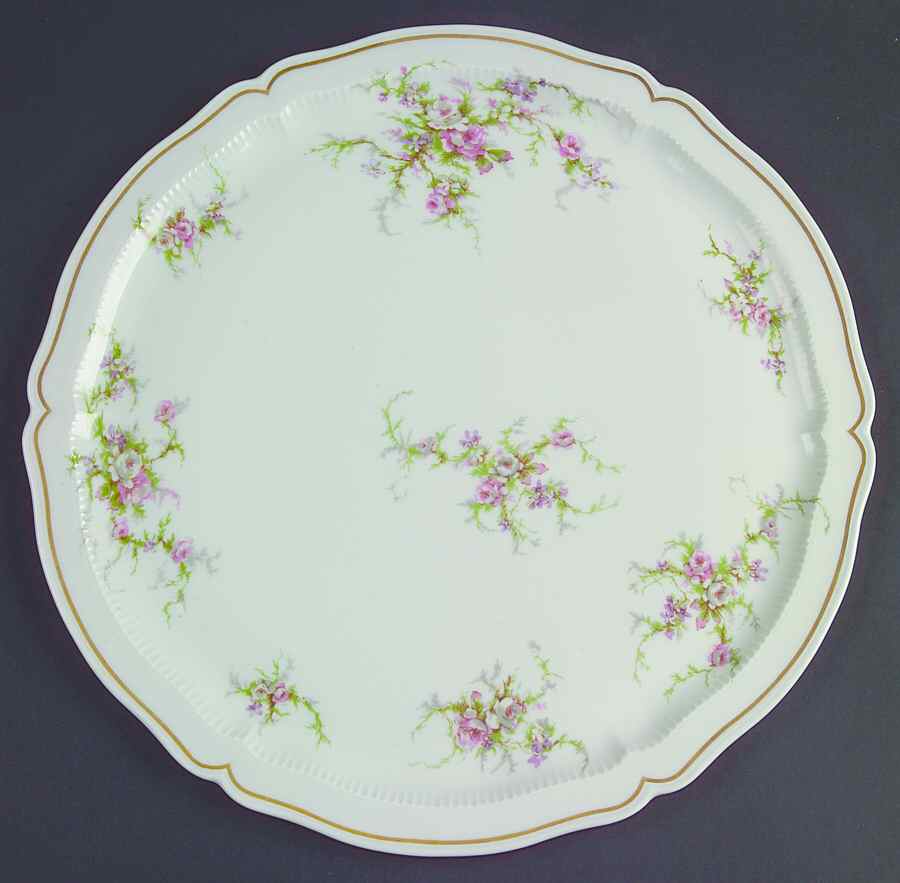 Remembrance Round Torte Plate by Haviland-1