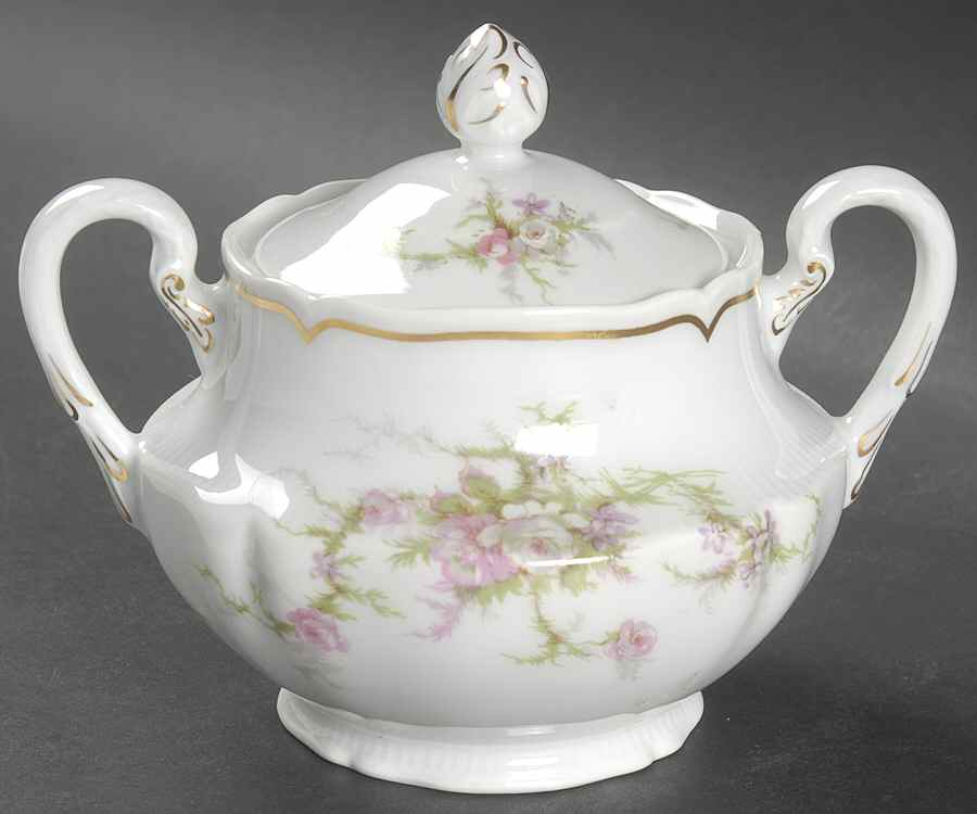 Remembrance Sugar Bowl & Lid by Haviland-1