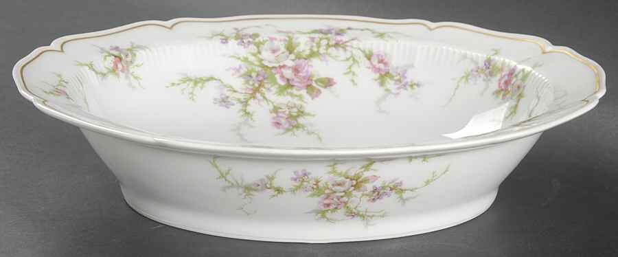 Remembrance 9" Oval Vegetable Bowl by Haviland-1
