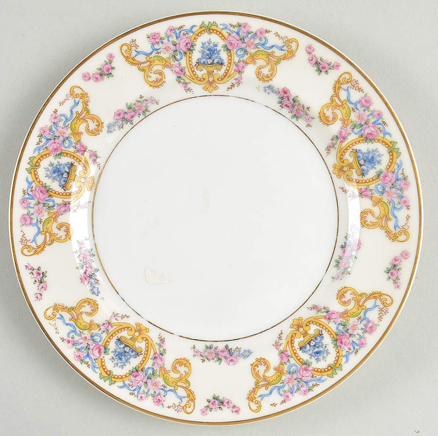 Renaissance (Urns of Flowers) Salad Plate by Haviland-1