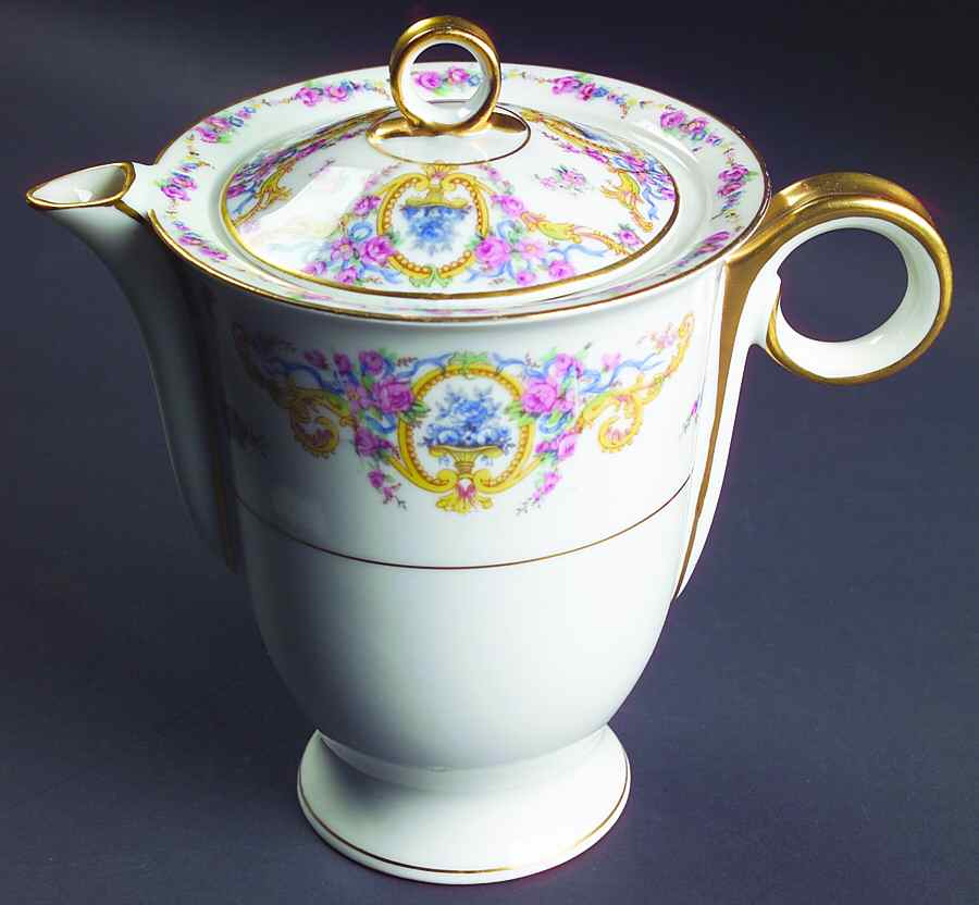 Renaissance (Urns of Flowers) Coffee Pot & Lid by Haviland-1
