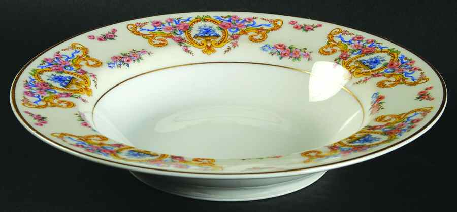Renaissance (Urns of Flowers) Rim Soup Bowl by Haviland-1