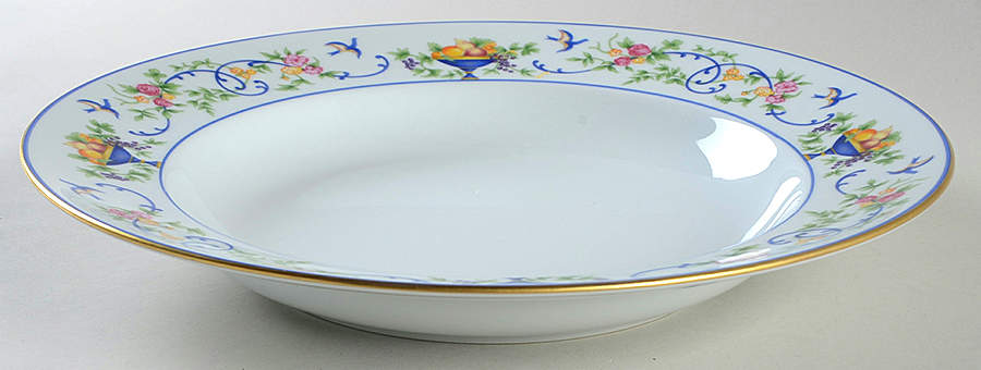 Renaissance (Urns of Fruit) Deep Round Platter by Haviland-1