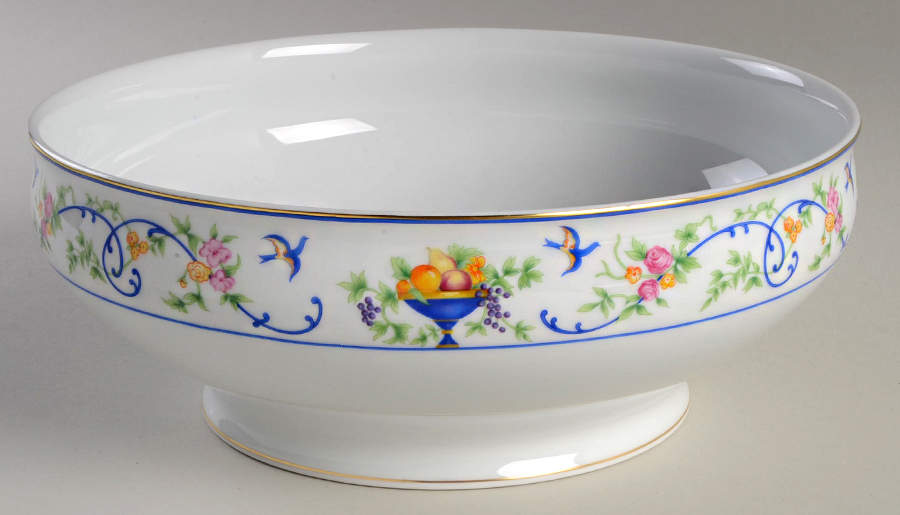 Renaissance (Urns of Fruit) 9" Salad Serving Bowl by Haviland-1
