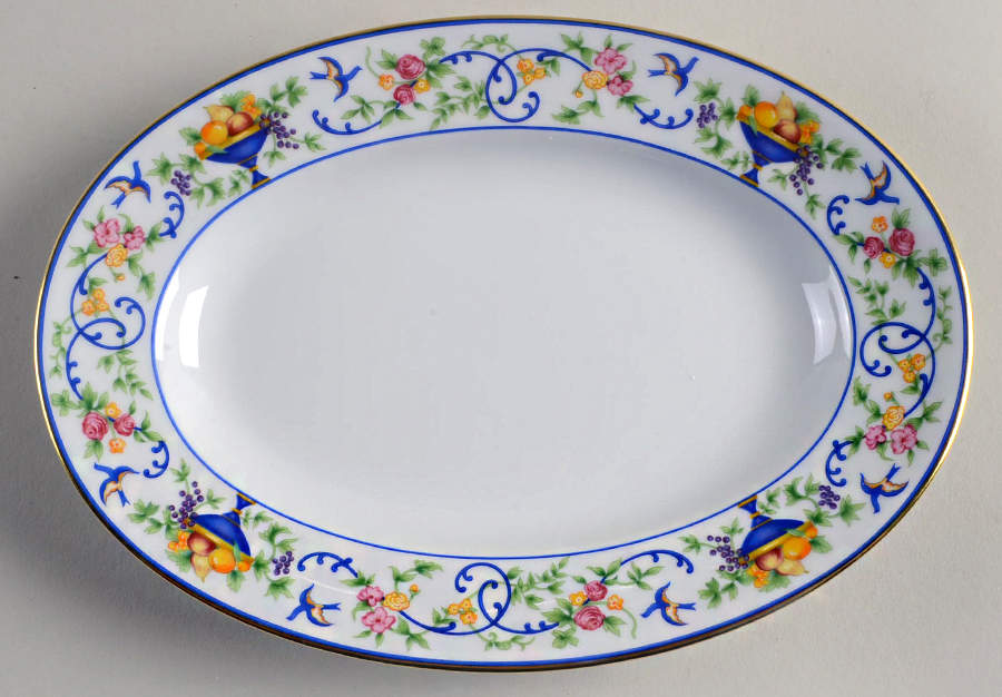Renaissance (Urns of Fruit) Pickle Dish by Haviland-1
