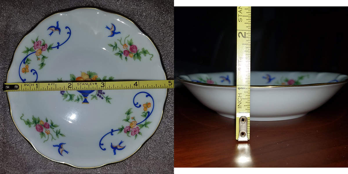 Renaissance (Urns of Fruit) Fruit/Dessert (Sauce) Bowl by Haviland-1