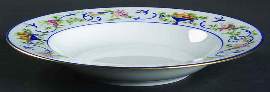 Renaissance (Urns of Fruit) Large Rim Soup Bowl by Haviland-1