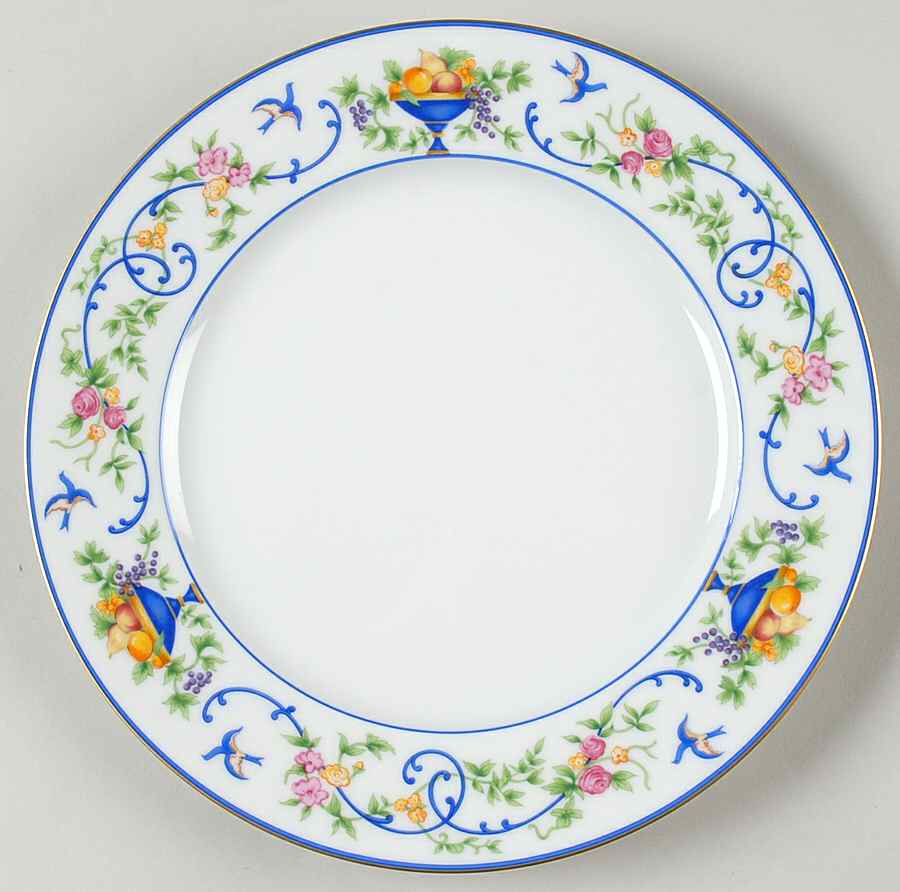 Renaissance (Urns of Fruit) Dessert Luncheon Plate by Haviland-1