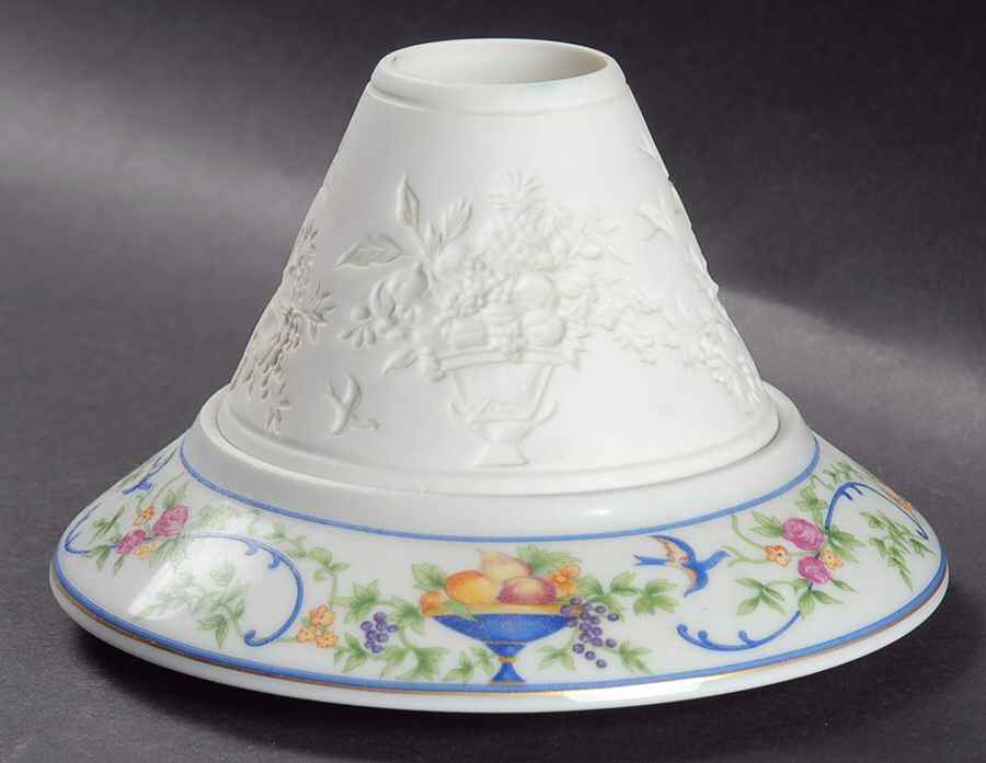 Renaissance (Urns of Fruit) Lithophane Candle Votive by Haviland-1