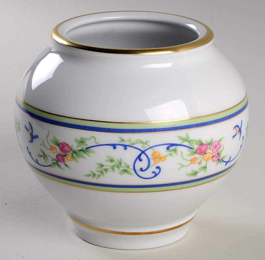 Renaissance (Urns of Fruit) Boule Vase by Haviland-1