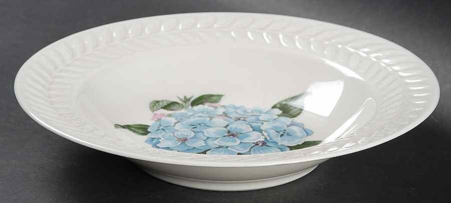 Regents Park Hydrangea Rim Soup Bowl by Haviland-1