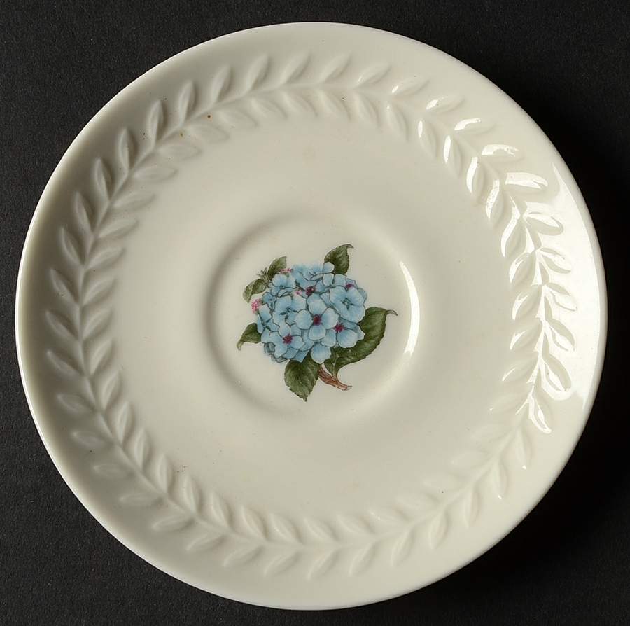 Regents Park Hydrangea Saucer for Demitasse Cup by Haviland-1
