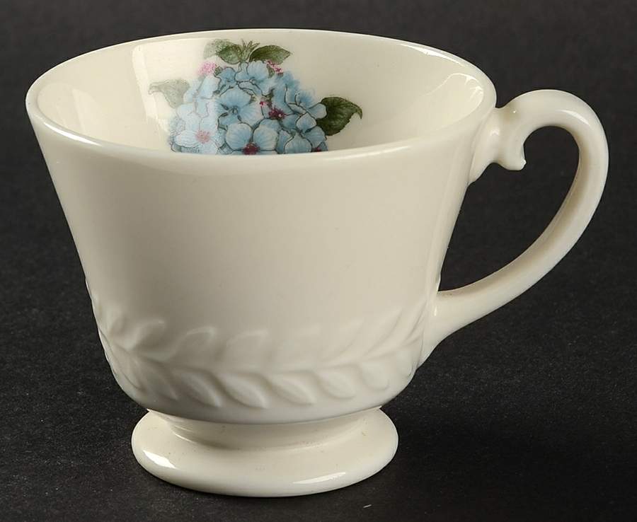 Regents Park Hydrangea Footed Demitasse Cup by Haviland-1