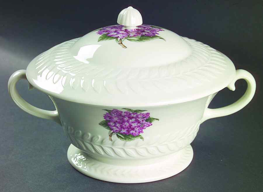 Regents Park Lilac Round Covered Vegetable by Haviland-1