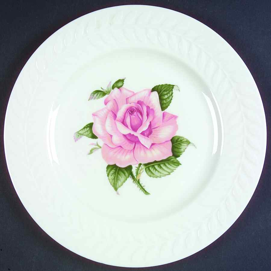 Regents Park Rose Luncheon Plate by Haviland-1