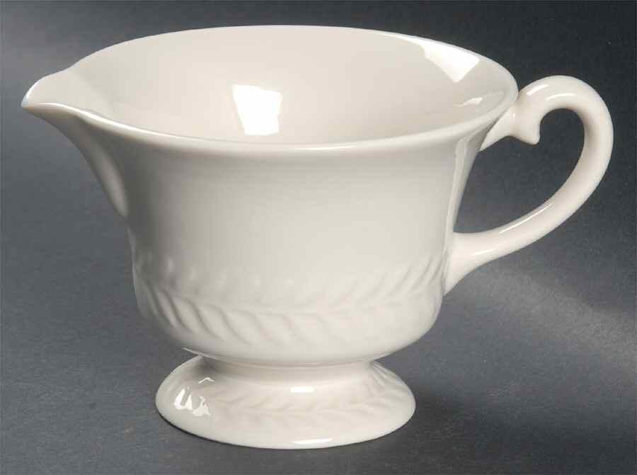 Regents Park White Creamer by Haviland-1