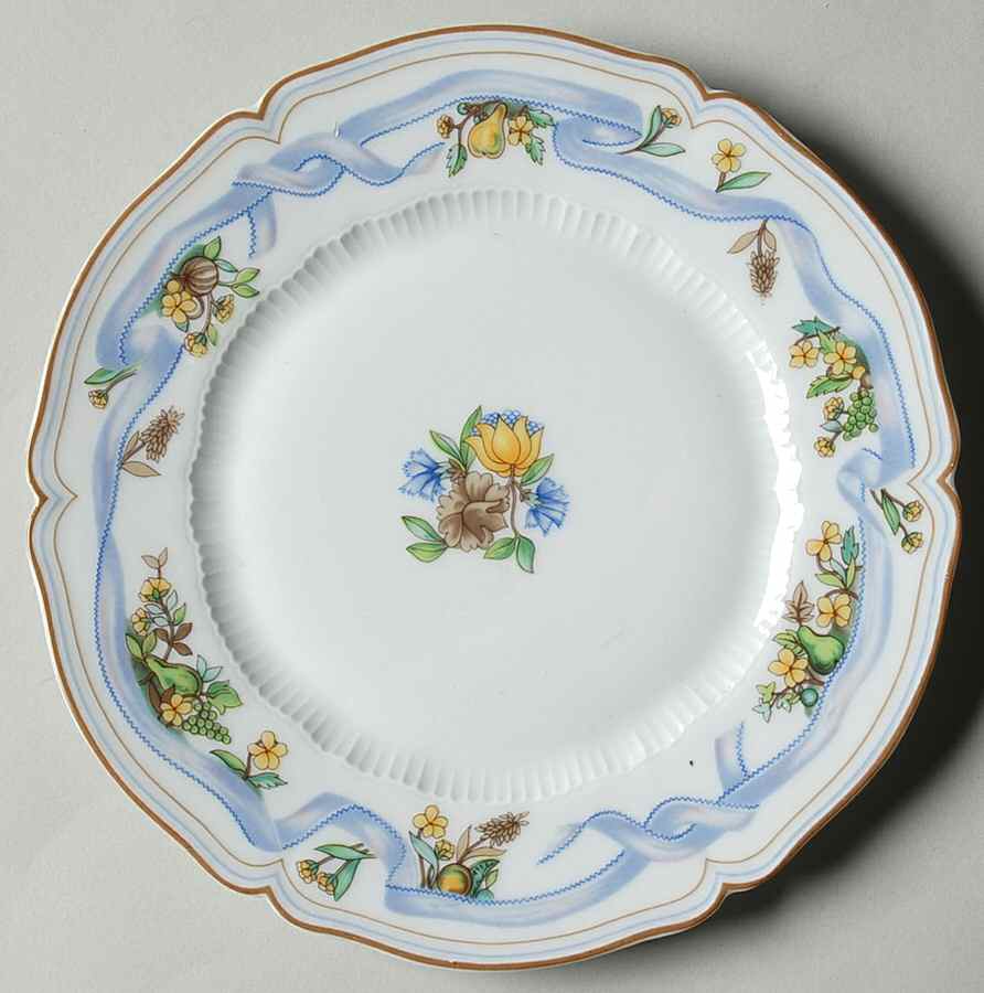 Ribbon Bread & Butter Plate by Haviland-1