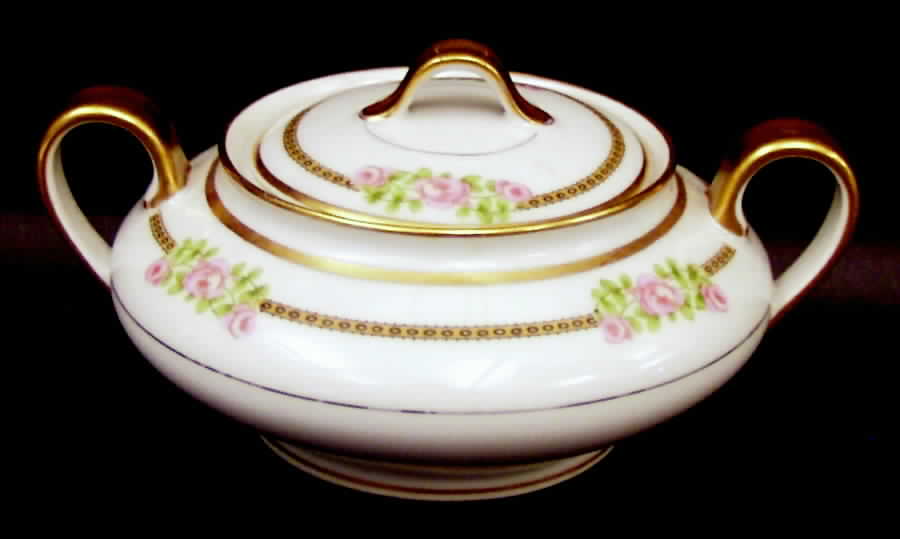 Richmond Sugar Bowl & Lid by Haviland-1