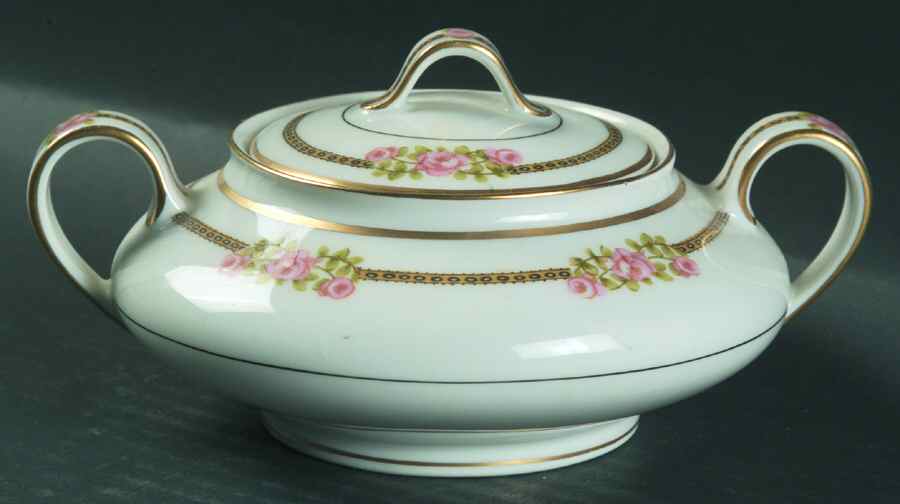 Richmond Sugar Bowl & Lid by Haviland-1