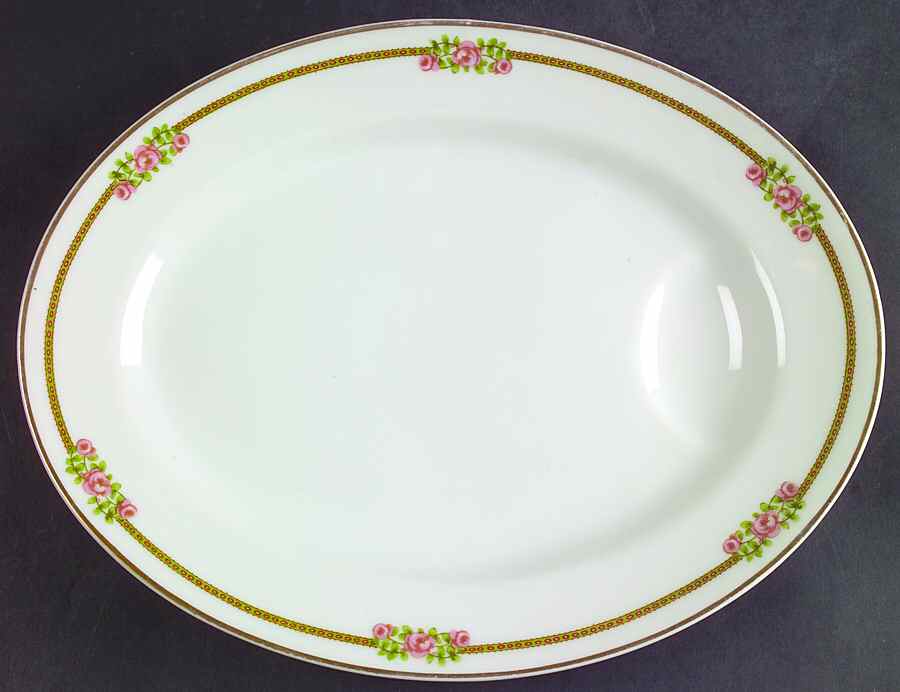 Richmond 11" Oval Serving Platter by Haviland-1