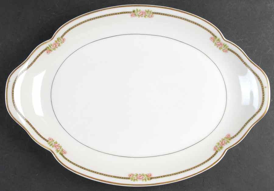 Richmond 14" Oval Serving Platter by Haviland-1