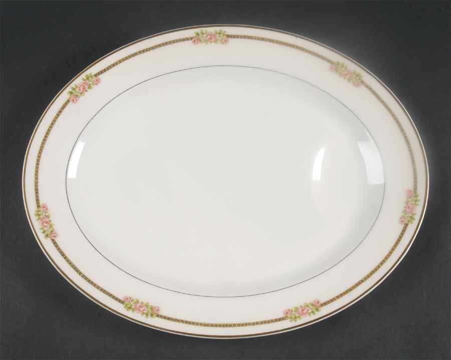 Richmond 13" Oval Serving Platter by Haviland-1