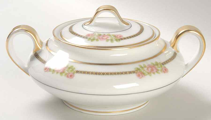 Richmond Sugar Bowl & Lid by Haviland-1